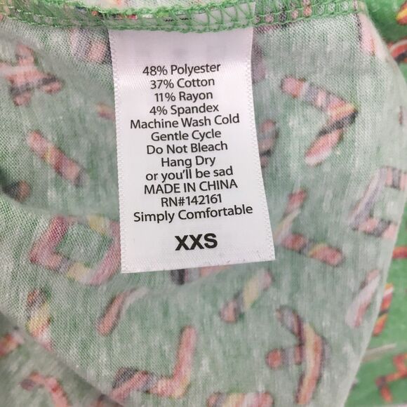 NWT LuLaRoe Irma Oversized Flowy T-Shirt Top Letters And Numbers Print Size XXS - Picture 6 of 12